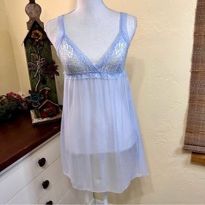 NWT! Hanky Panky Bridal Blue Baby Doll Lingerie Blue